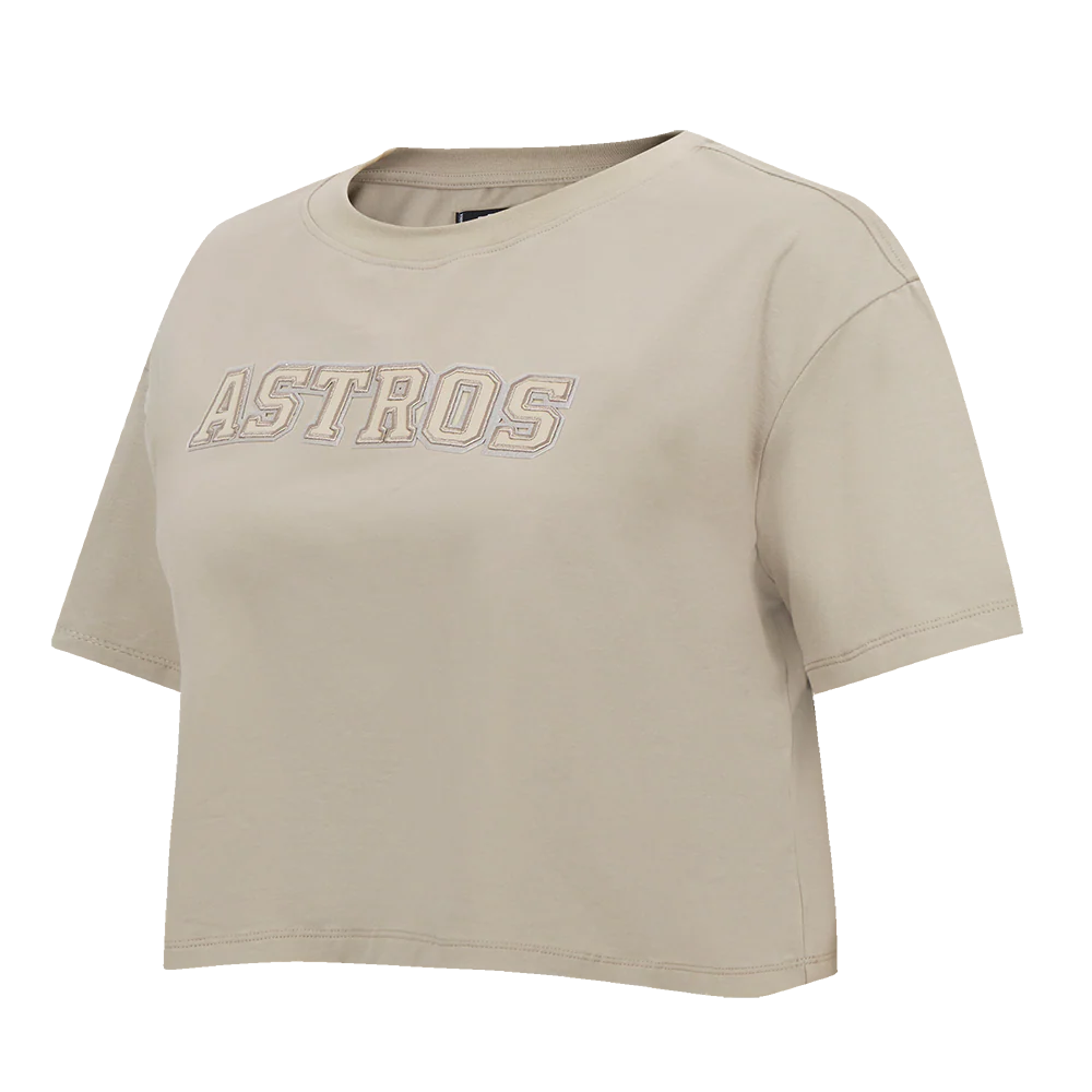 MLB HOUSTON ASTROS NEUTRAL WOMEN'S BOXY TOP