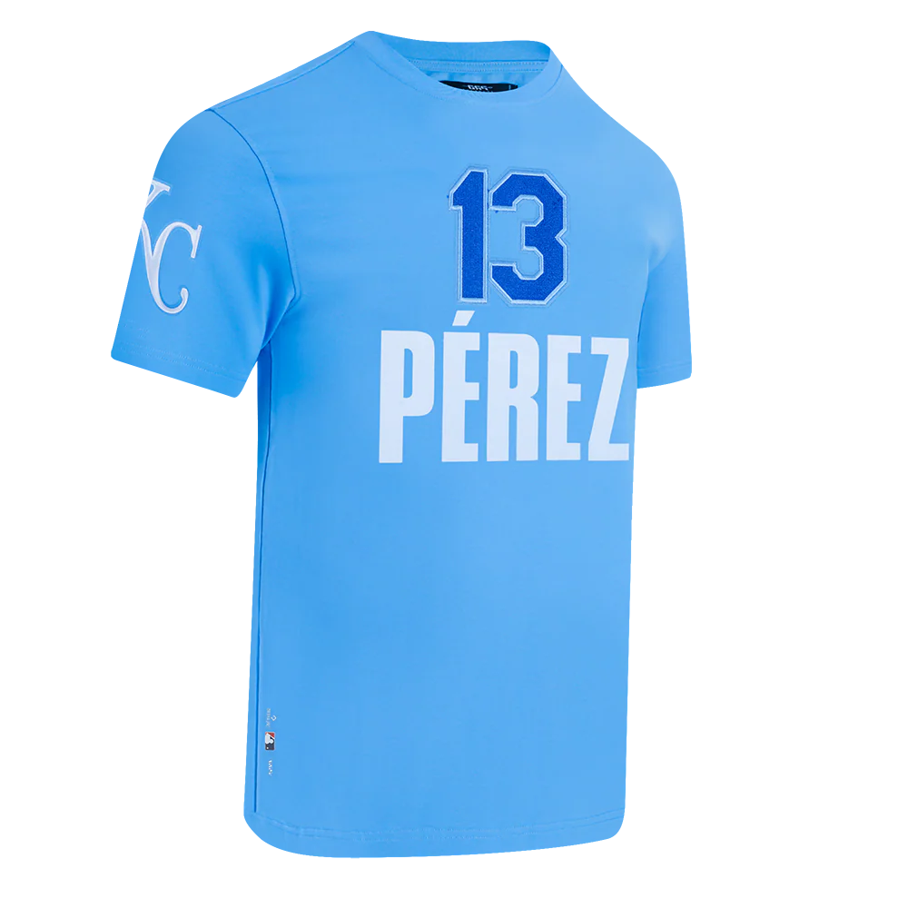 MLB KANSAS CITY ROYALS SALVADOR PEREZ #13 CLASSIC M SINGLE JERSEY MEN'S TOP