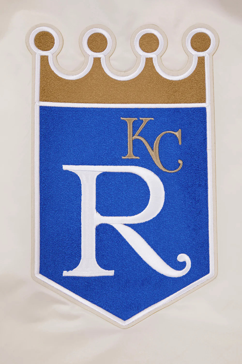 MLB KANSAS CITY ROYALS RETRO CLASSIC MEN'S RIB SATIN JACKET