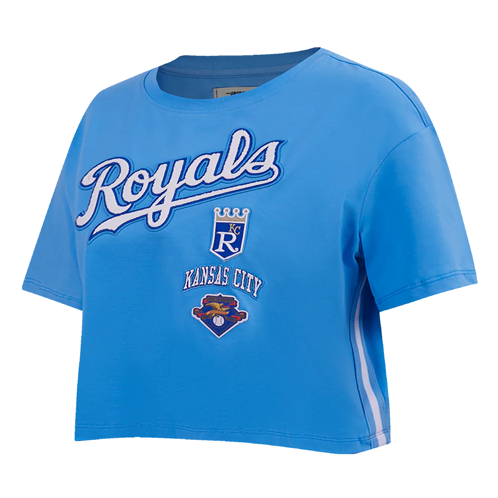 MLB KANSAS CITY ROYALS RETRO CLASSIC WOMEN'S BOXY TOP