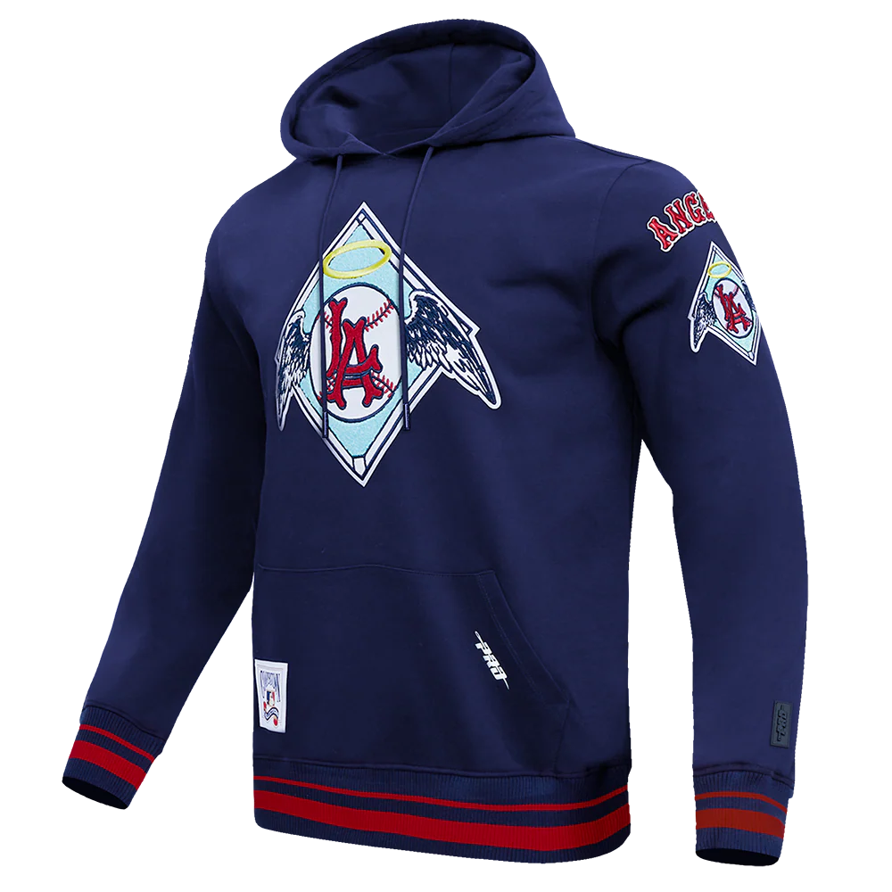 MLB LOS ANGELES ANGELS RETRO CLASSIC MEN'S PULLOVER HOODIE