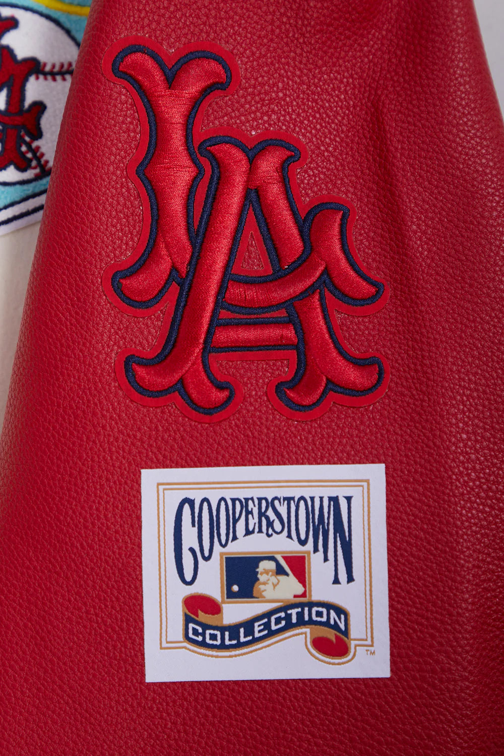 MLB LOS ANGELES ANGELS RETRO CLASSIC MEN'S RIB WOOL VARSITY JACKET