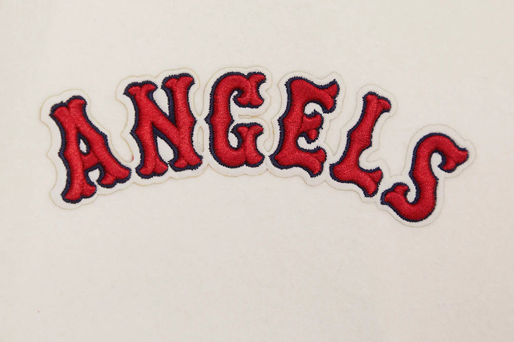 MLB LOS ANGELES ANGELS RETRO CLASSIC MEN'S RIB WOOL VARSITY JACKET