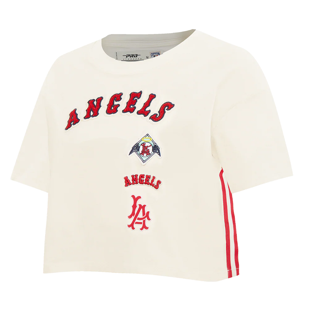 MLB LOS ANGELES ANGELS RETRO CLASSIC WOMEN'S BOXY TOP