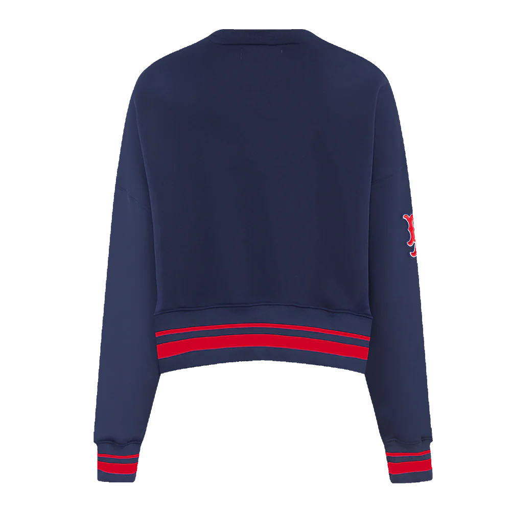 MLB LOS ANGELES ANGELS RETRO CLASSIC WOMEN'S RIB CREWNECK