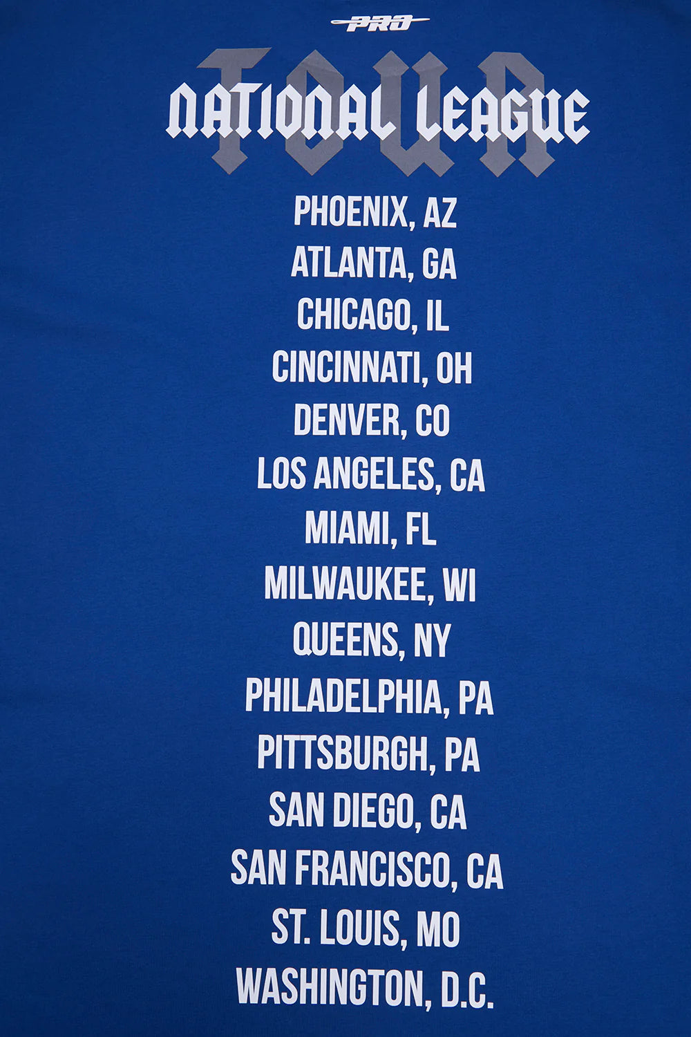 MLB LOS ANGELES DODGERS CITY TOUR COTTON JERSEY MEN'S DROP SHOULDER TEE