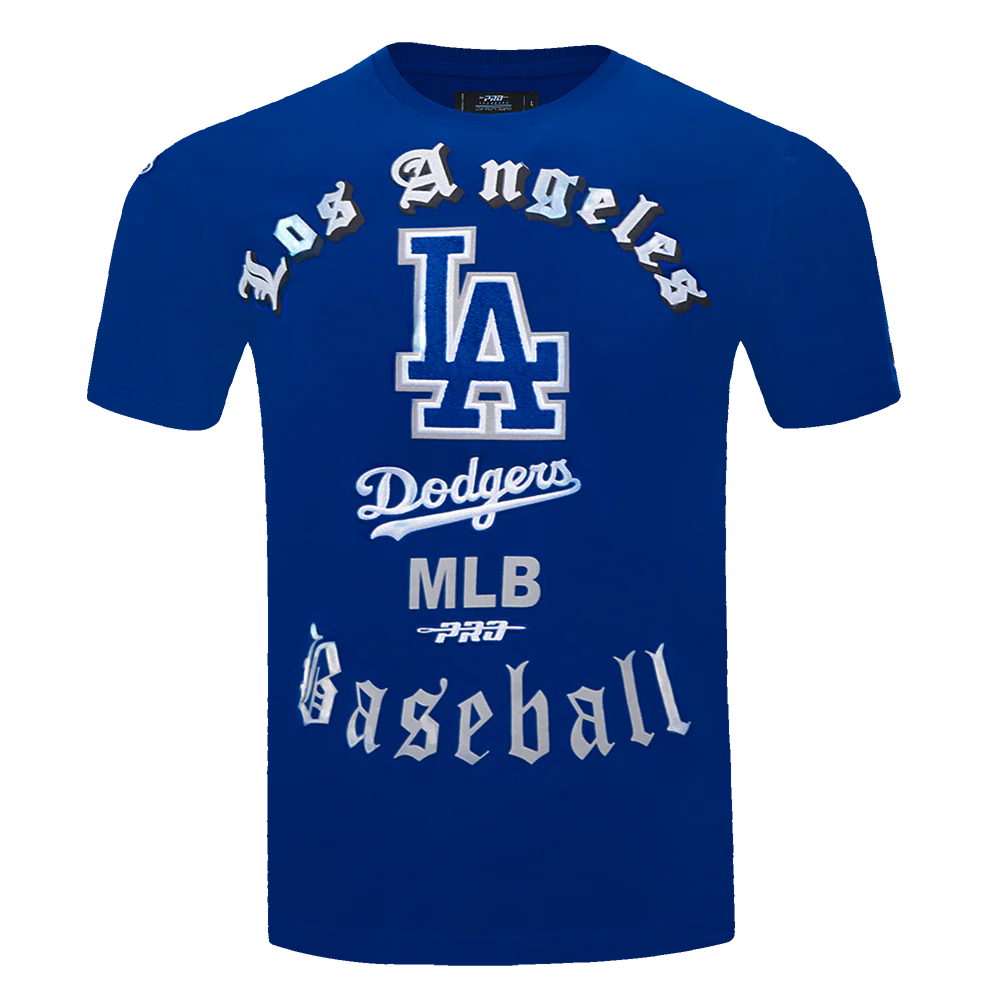 MLB LOS ANGELES DODGERS OLD ENGLISH MEN'S TOP