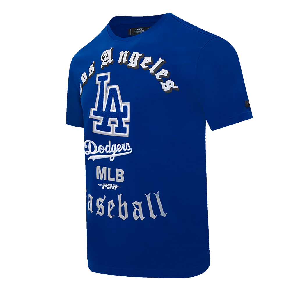MLB LOS ANGELES DODGERS OLD ENGLISH MEN'S TOP
