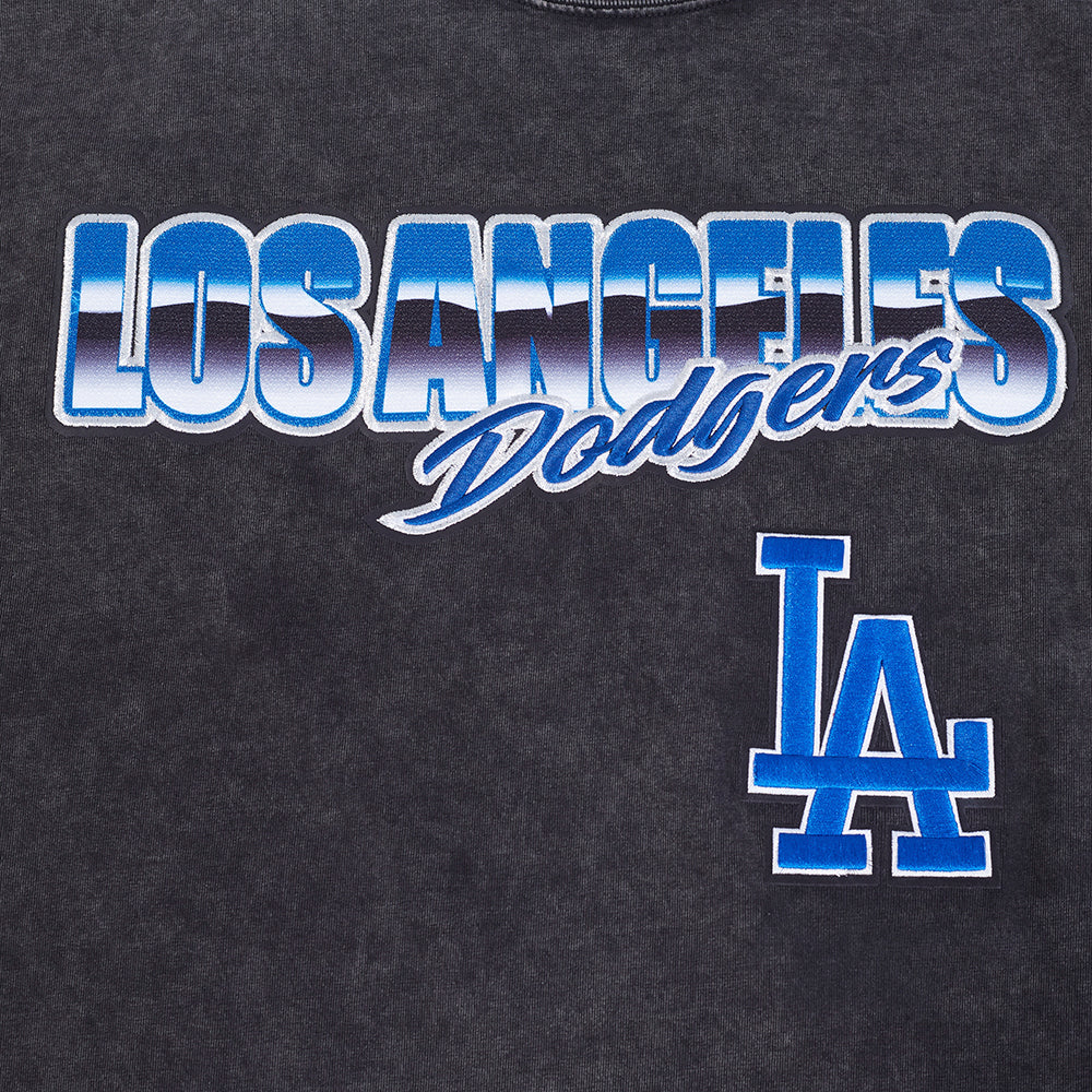 MLB LOS ANGELES DODGERS CHROME MEN'S COTTON JERSEY DROP SHOULDER TOP