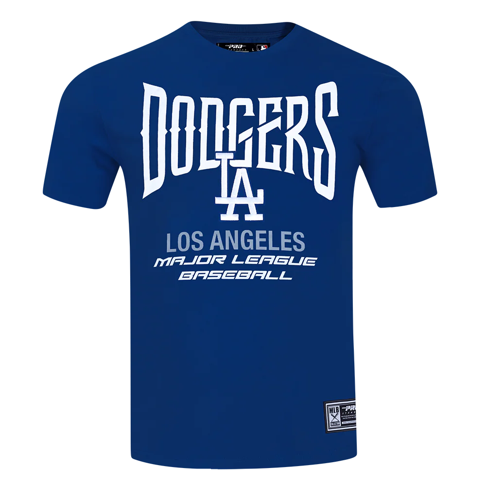 MLB LOS ANGELES DODGERS CITY TOUR 2.0 MEN'S COTTON JERSEY DROP SHOULDER TOP