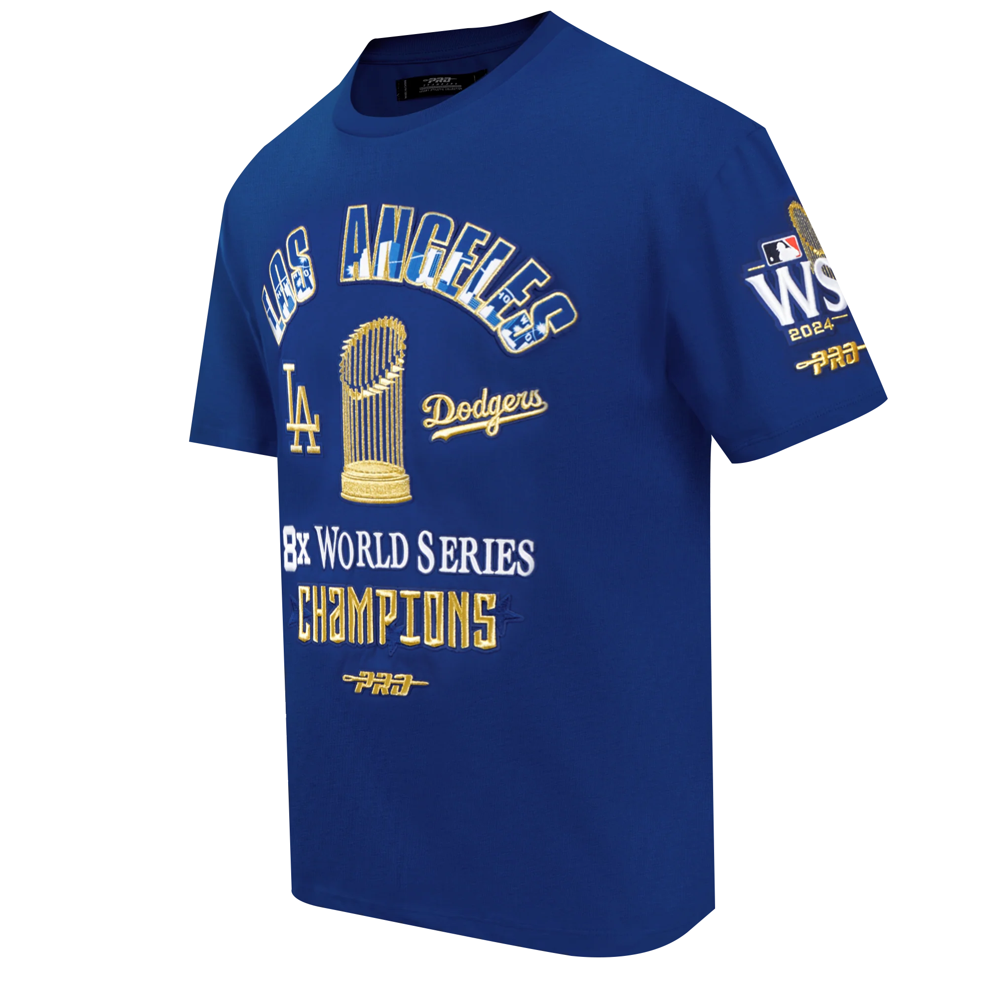 MLB LOS ANGELES DODGERS WORLD SERIES 2024 MEN'S COTTON JERSEY DROP SHOULDER TOP