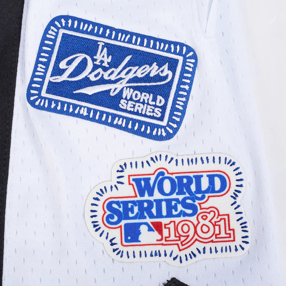 MLB LOS ANGELES DODGERS DIY PICK STITCH MEN'S DOUBLE KNIT 2.0 SHORT