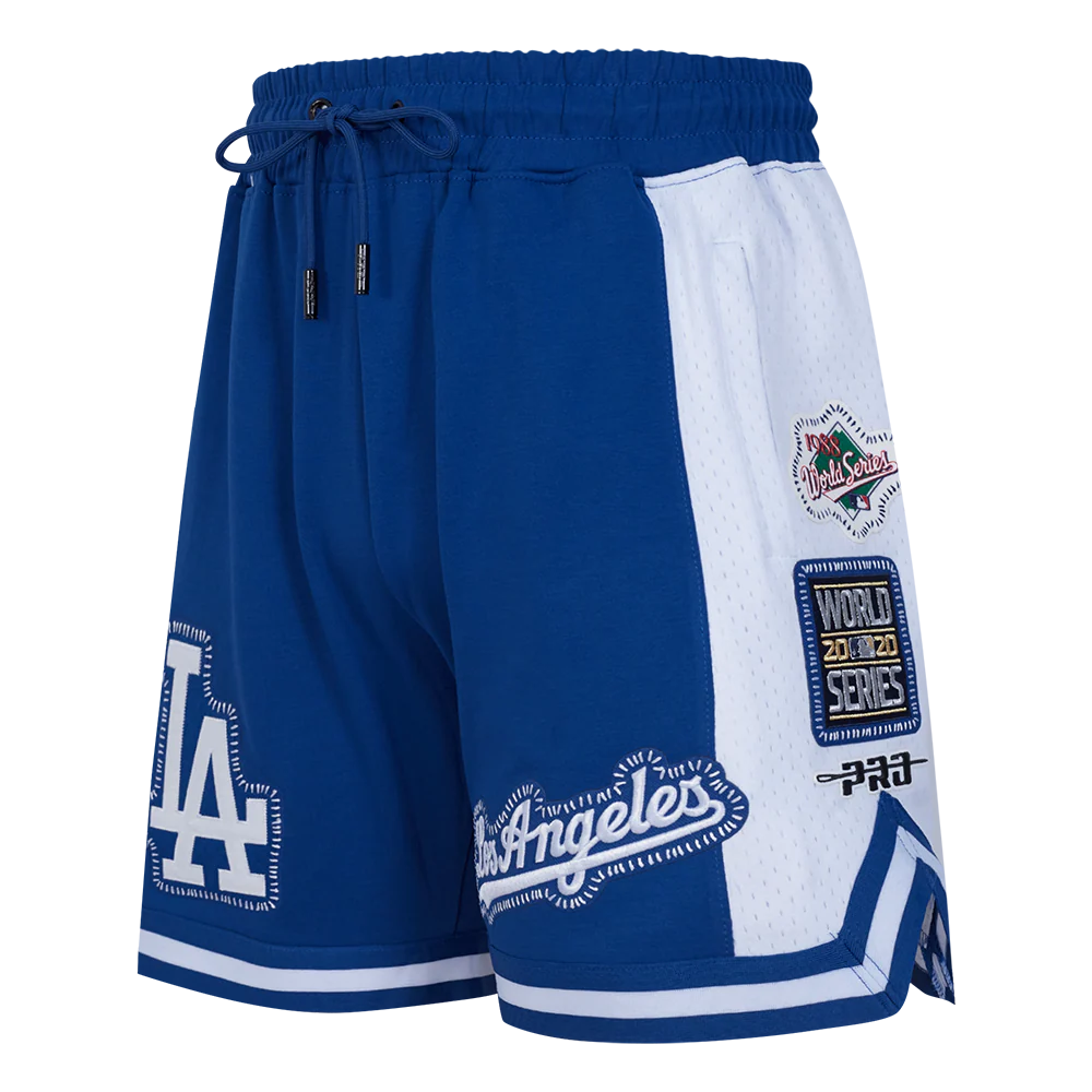 MLB LOS ANGELES DODGERS DIY PICK STITCH MEN'S DOUBLE KNIT 2.0 SHORT