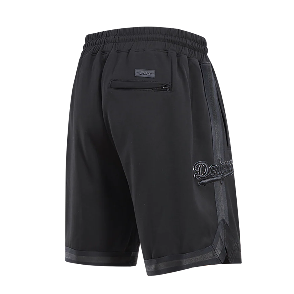 MLB LOS ANGELES DODGERS TRIPLE BLACK PRO TEAM MEN'S SHORT