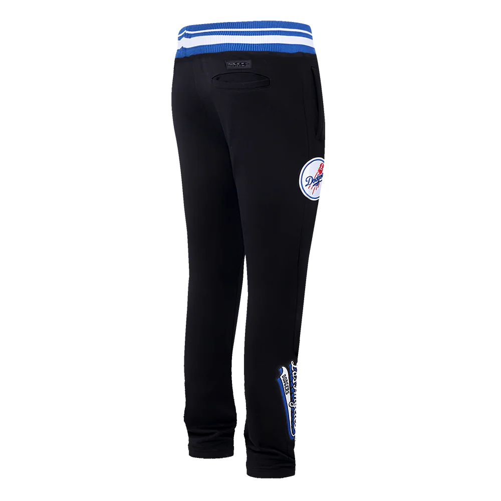 MLB LOS ANGELES DODGERS SCRIPT TAIL MEN'S RIB FLEECE SWEATPANT