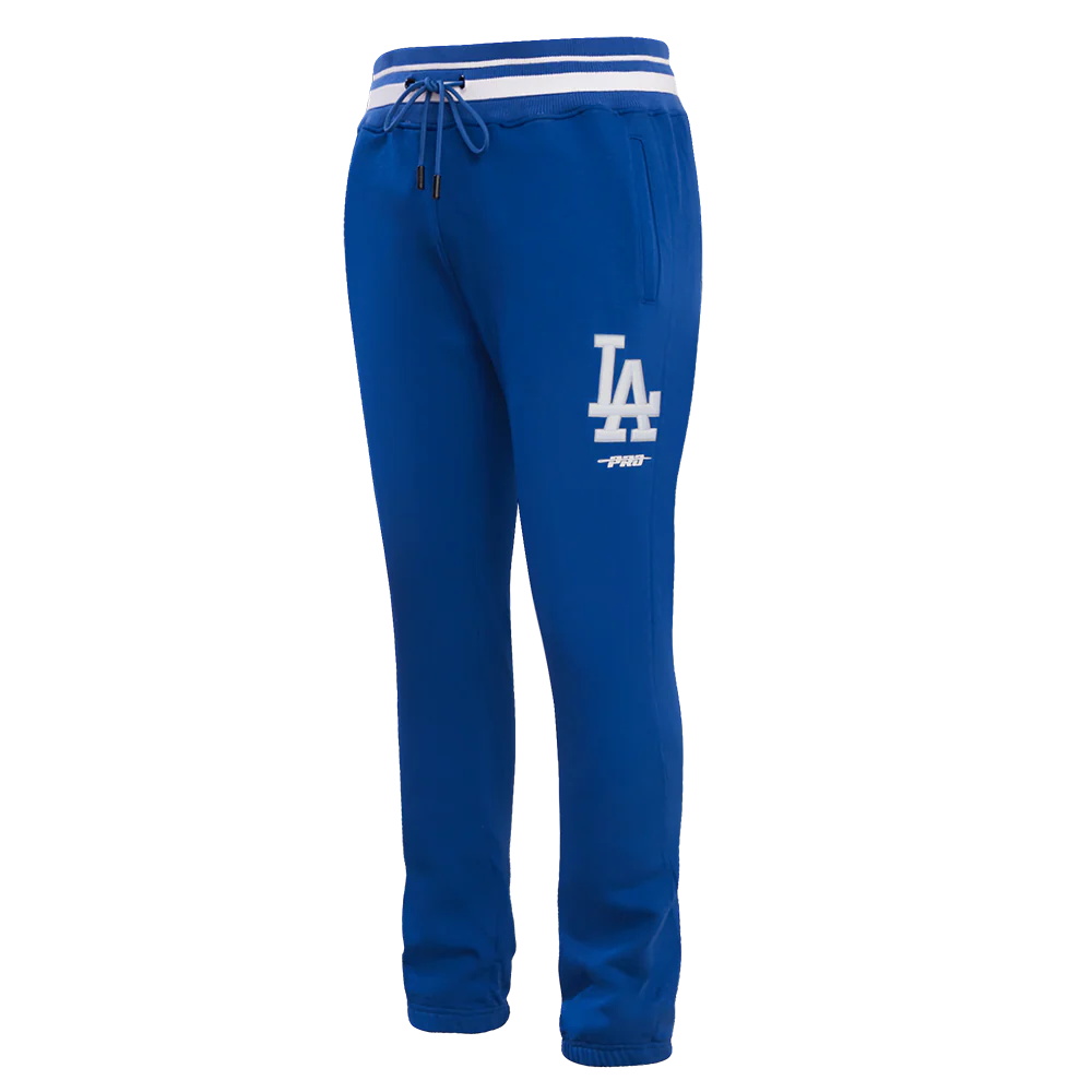 MLB LOS ANGELES DODGERS SCRIPT TAIL MEN'S RIB FLEECE SWEATPANT