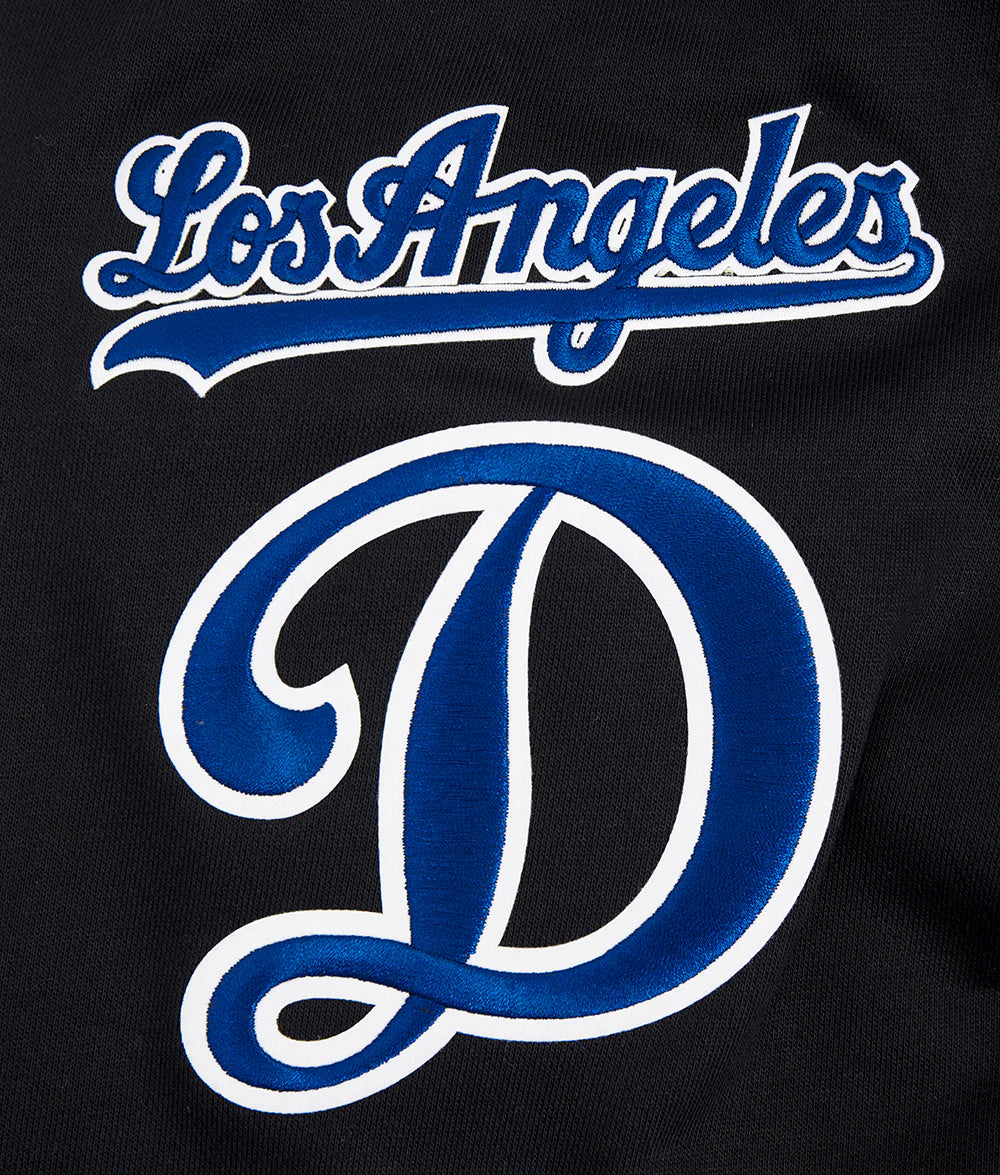 MLB LOS ANGELES DODGERS OLD ENGLISH MEN'S PULLOVER HOODIE