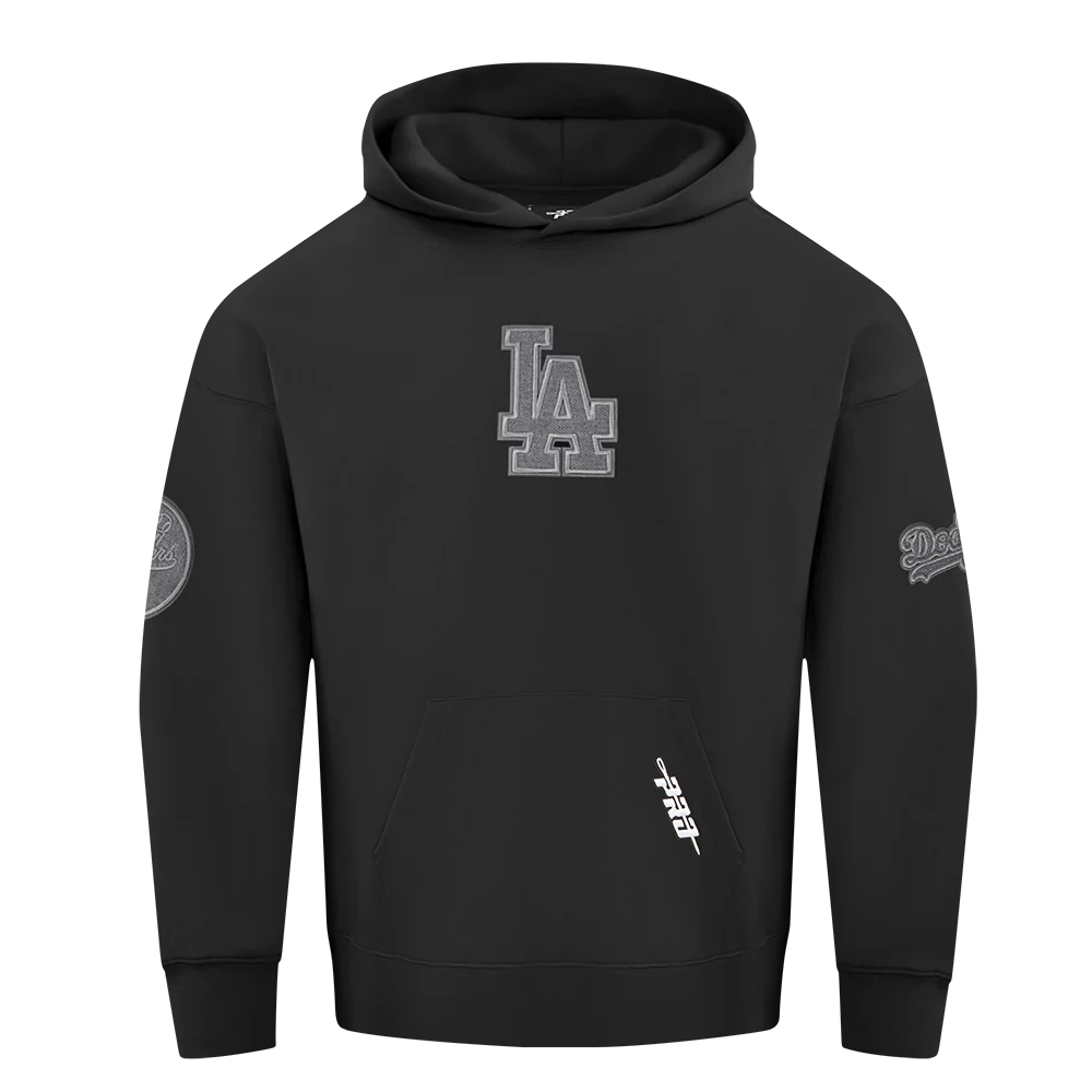 MLB LOS ANGELES DODGERS REVERSE FRENCH TERRY MEN'S DROP SHOULDER FLC PO HOODIE