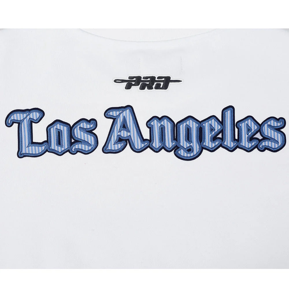 MLB LOS ANGELES DODGERS COUNTRY CLUB MEN'S DROP SHOULDER FLEECE CREWNECK