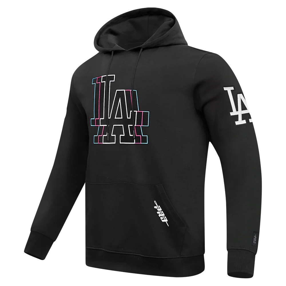 MLB LOS ANGELES DODGERS ECHO LOGO MEN'S FLEECE PULLOVER HOODIE