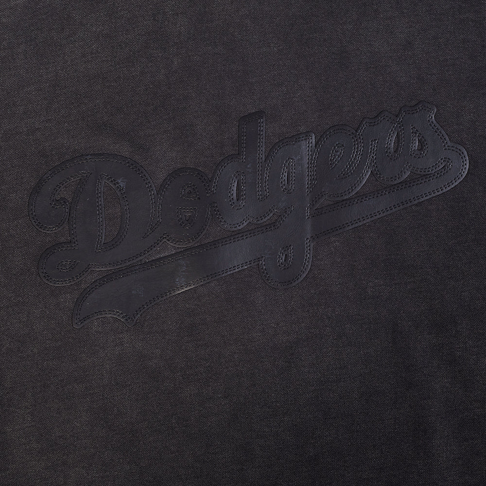 MLB LOS ANGELES DODGERS WASHED VANGUARD MEN'S ENZYME WASH DROP SHOULDER