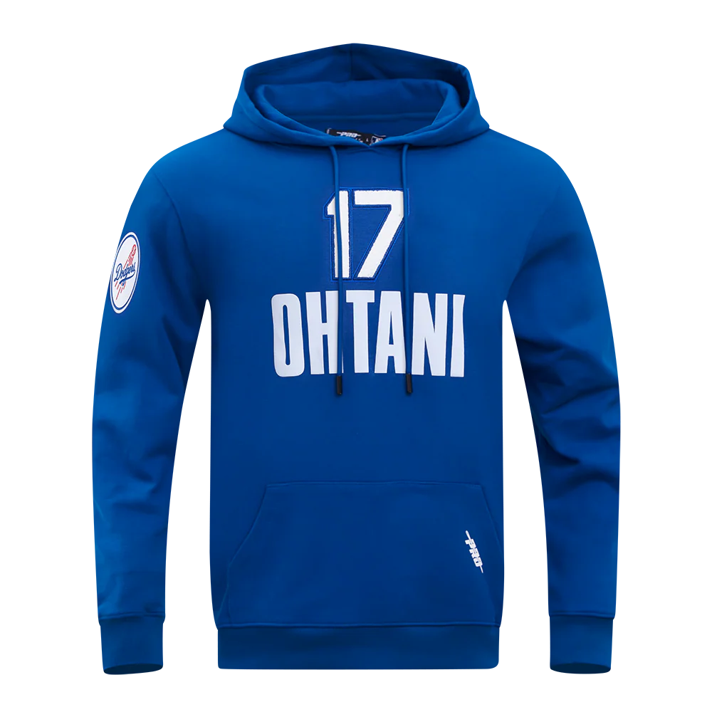MLB LOS ANGELES DODGERS SHOHEI OHTANI #17 CLASSIC MEN'S DK PO HOODIE