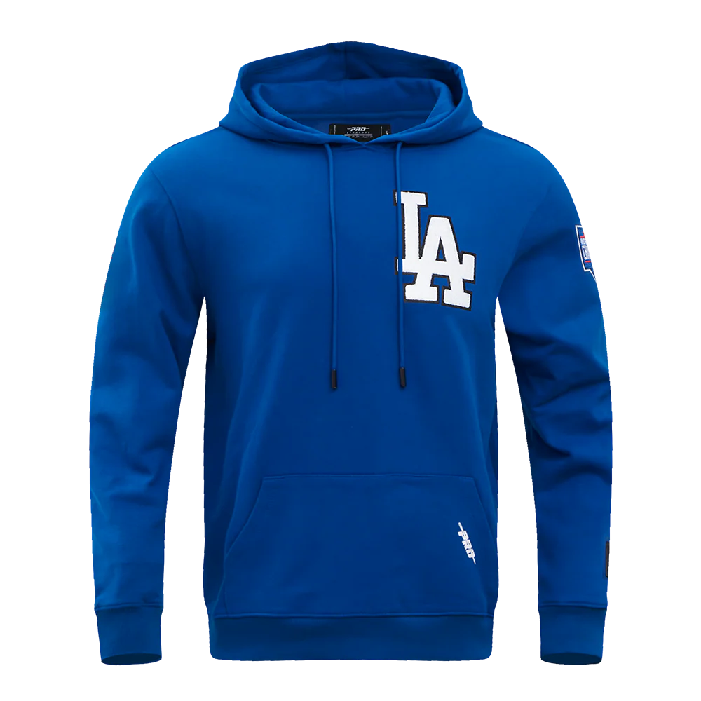MLB LOS ANGELES DODGERS CLASSIC CHENILLE MEN'S PULLOVER HOODIE