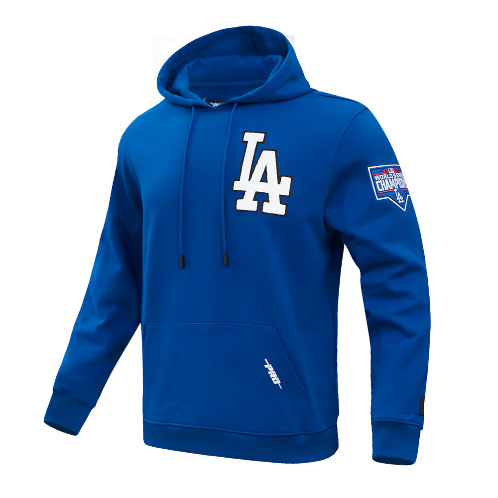 MLB LOS ANGELES DODGERS CLASSIC CHENILLE MEN'S PULLOVER HOODIE