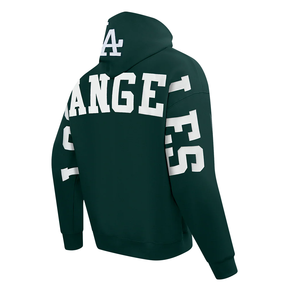 MLB LOS ANGELES DODGERS WINGSPAN MEN'S DROP SHOULDER FLC PO HOODIE V2