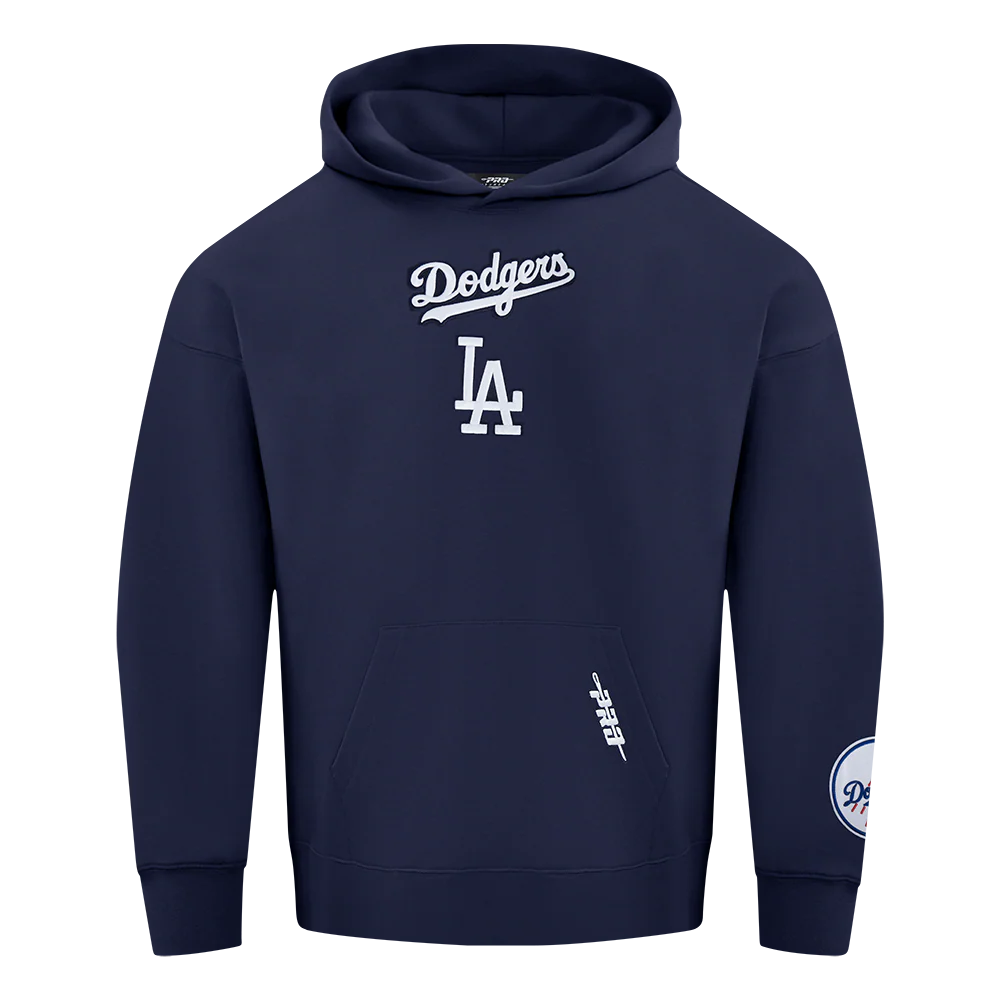 MLB LOS ANGELES DODGERS WINGSPAN MEN'S DROP SHOULDER FLC PO HOODIE V2