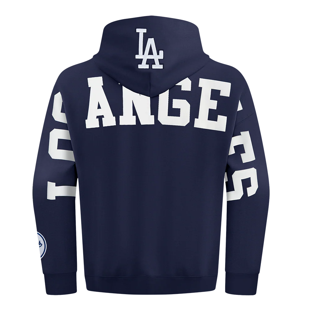 MLB LOS ANGELES DODGERS WINGSPAN MEN'S DROP SHOULDER FLC PO HOODIE V2