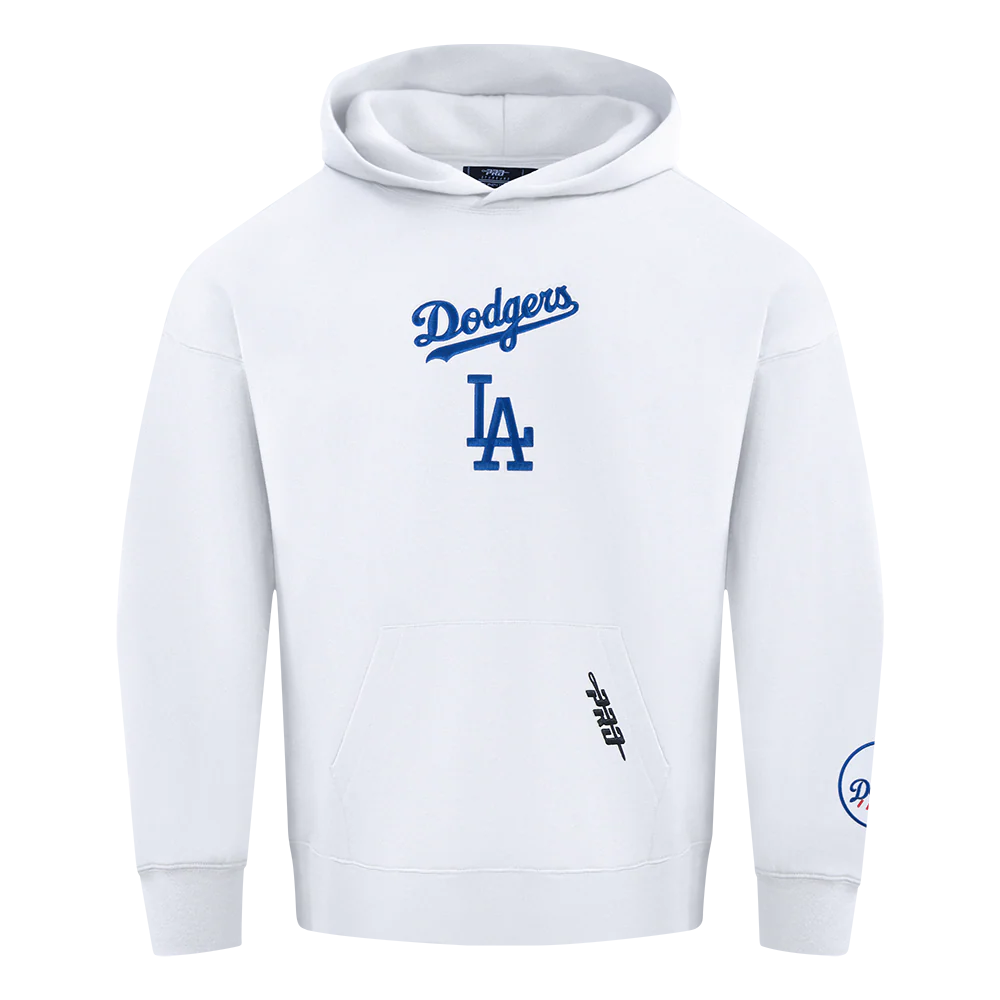 MLB LOS ANGELES DODGERS WINGSPAN MEN'S DROP SHOULDER FLC PO HOODIE V2