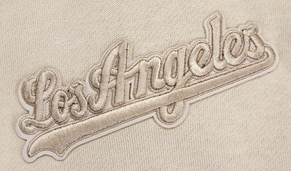 MLB LOS ANGELES DODGERS NEUTRAL DROP SHOULDER MEN'S PULLOVER HOODIE