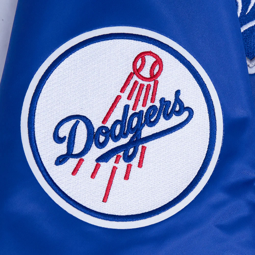 MLB LOS ANGELES DODGERS CITY RANSOM MEN'S RIB SATIN JACKET