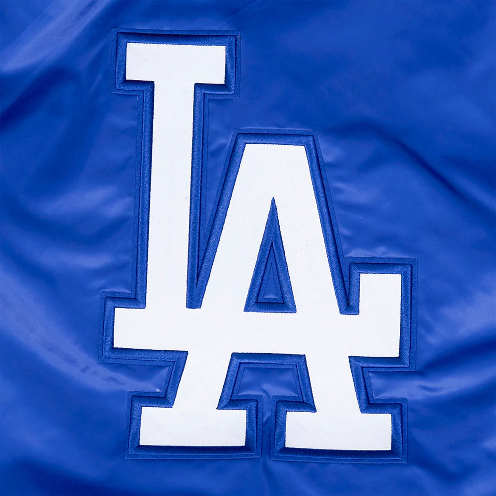 MLB LOS ANGELES DODGERS CITY RANSOM MEN'S RIB SATIN JACKET
