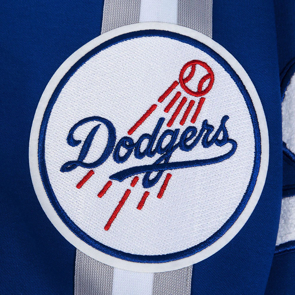 MLB LOS ANGELES DODGERS CURRENT LOGO PRO GAME DAY MEN'S DOUBLE KNIT JACKET