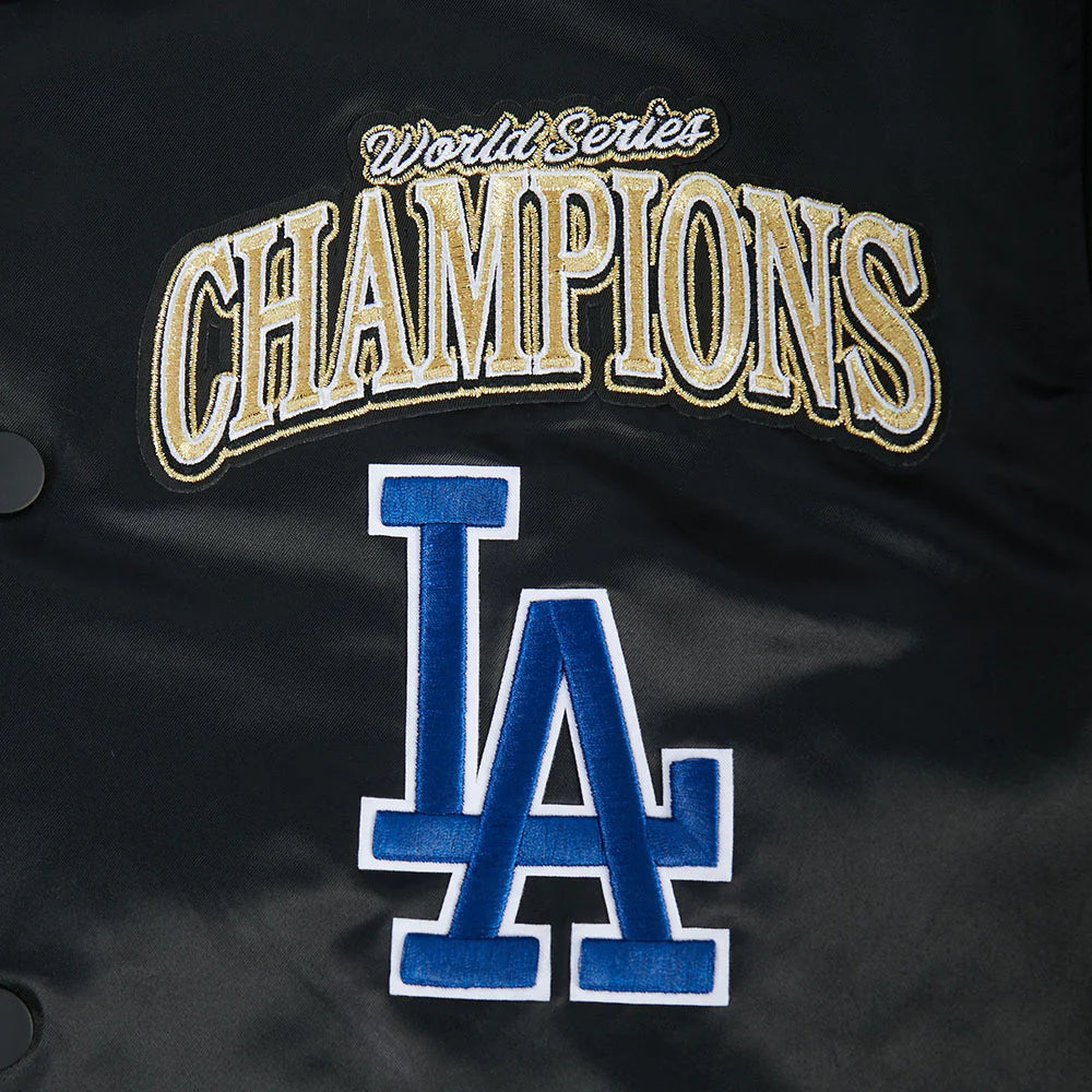 MLB LOS ANGELES DODGERS MLB WORLD SERIES 2025 PRO SATIN YD RIB JACKET