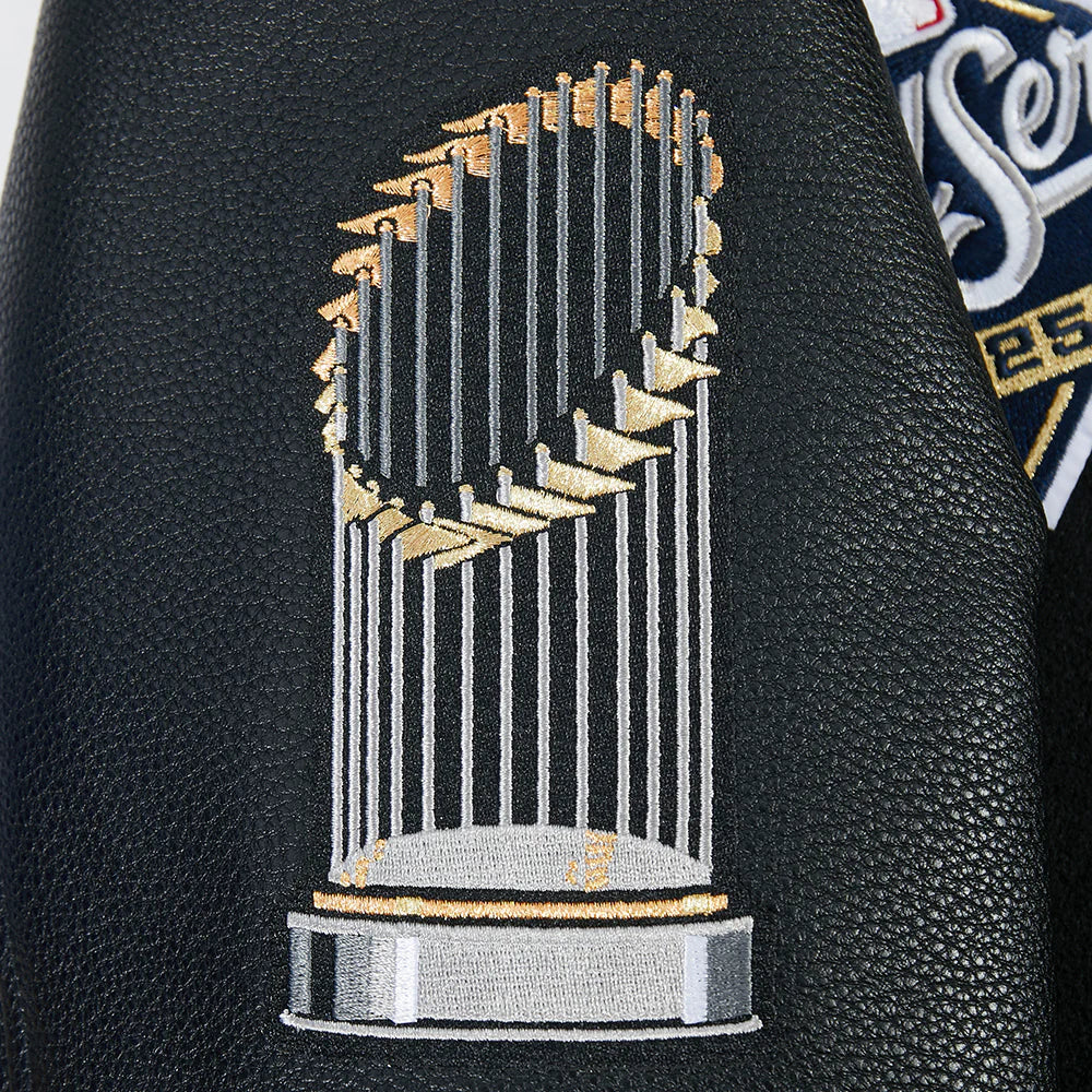 MLB LOS ANGELES DODGERS MLB WORLD SERIES 2025 MEN´S RIB WOOL VARSITY JACKET