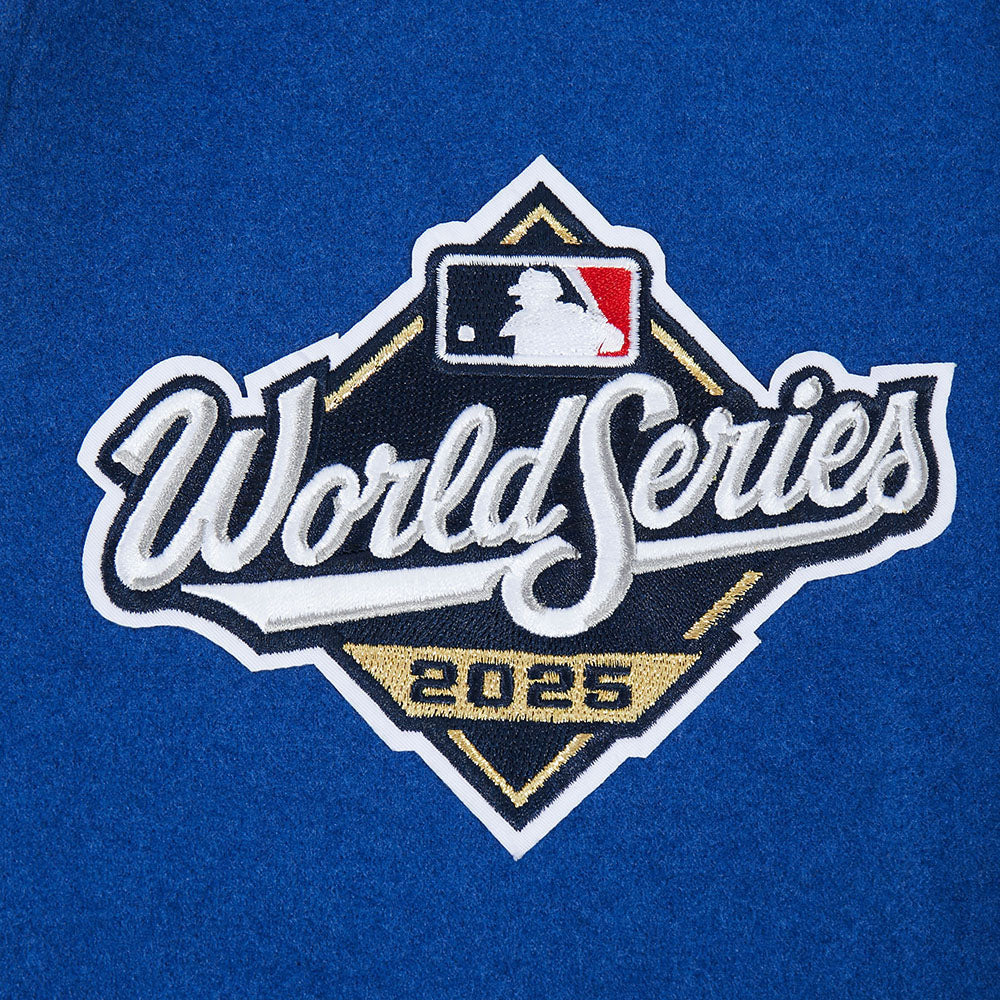 MLB LOS ANGELES DODGERS MLB WORLD SERIES 2025 MEN´S RIB WOOL VARSITY JACKET
