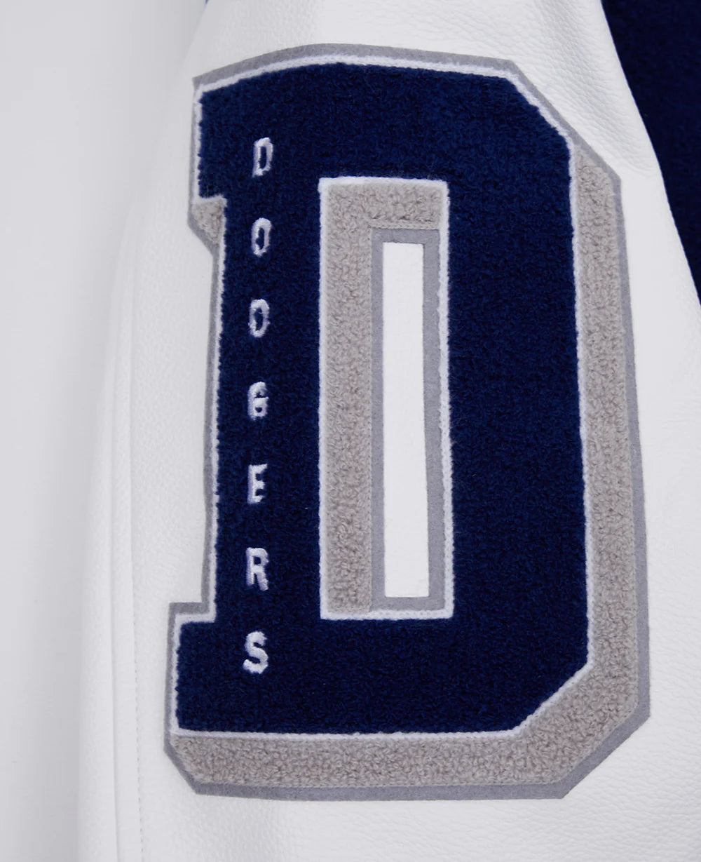 MLB LOS ANGELES DODGERS MASHUP MEN'S RIB WOOL VARSITY JACKET