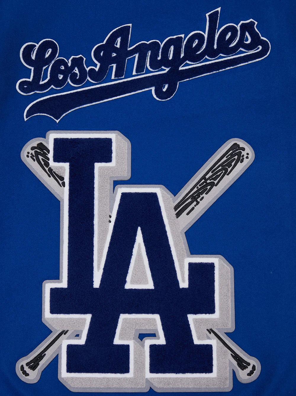 MLB LOS ANGELES DODGERS MASHUP MEN'S RIB WOOL VARSITY JACKET