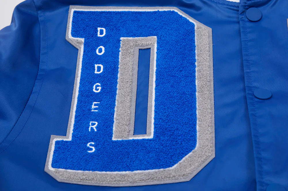 MLB LOS ANGELES DODGERS MASHUP MEN'S RIB SATIN JACKET