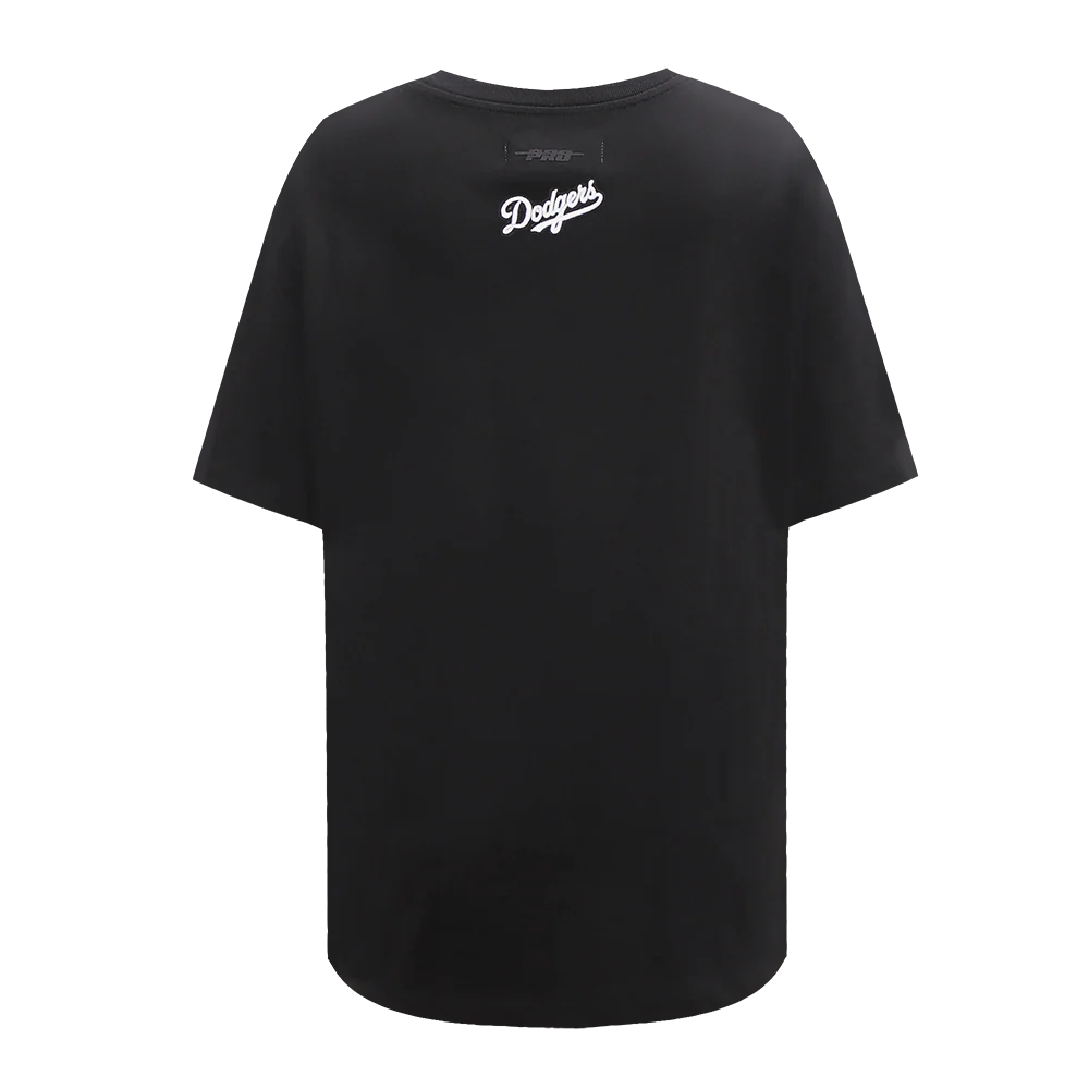 MLB LOS ANGELES DODGERS SCRIPT TAIL WOMEN'S COTTON BOYFRIEND TOP