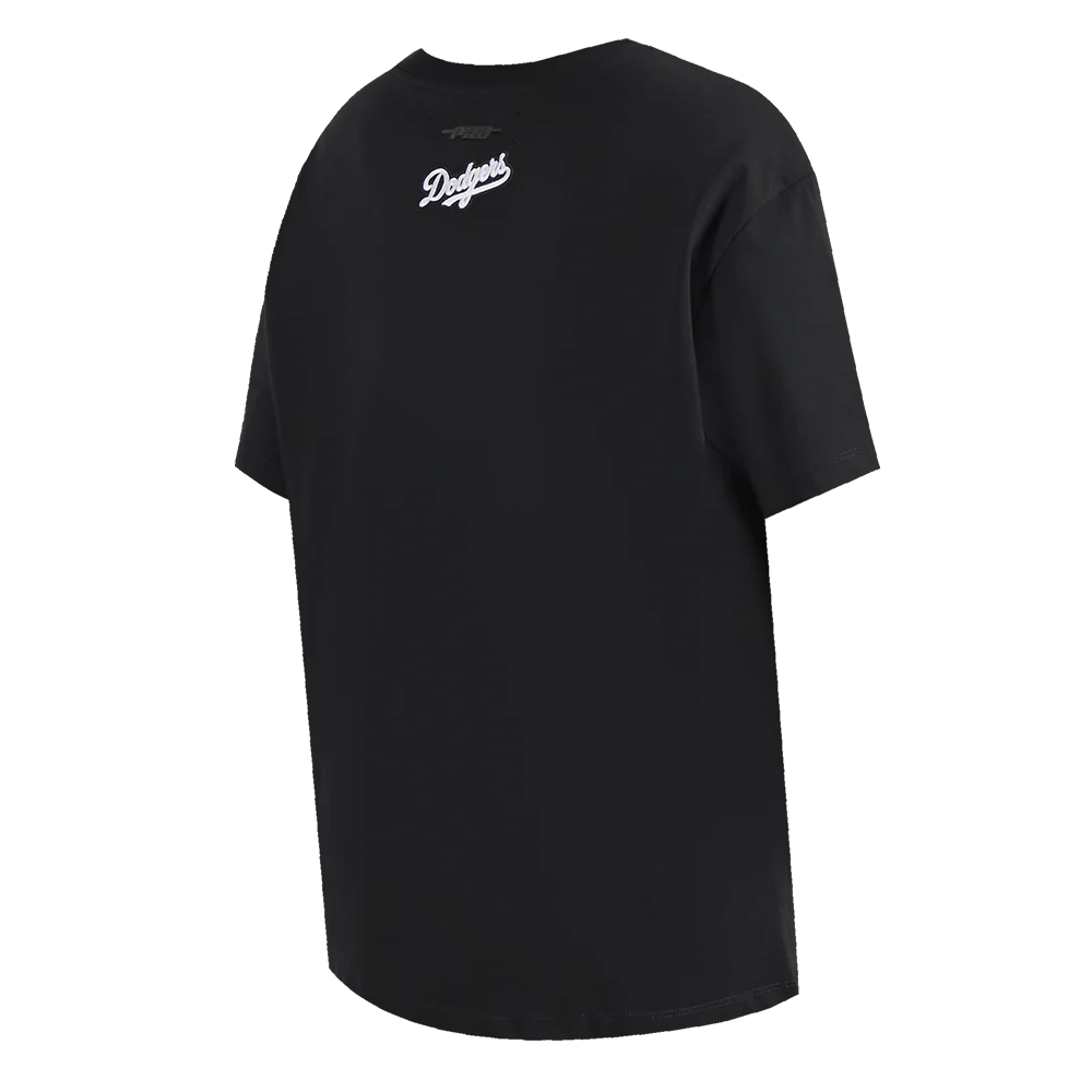 MLB LOS ANGELES DODGERS SCRIPT TAIL WOMEN'S COTTON BOYFRIEND TOP