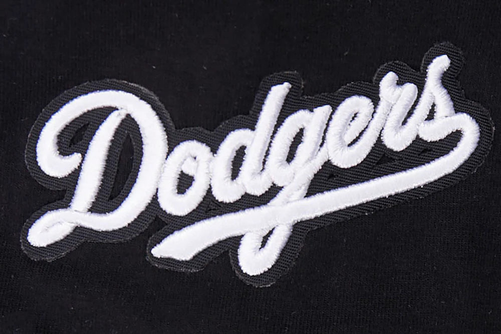 MLB LOS ANGELES DODGERS SCRIPT TAIL WOMEN'S SINGLE JERSEY BOXY TOP
