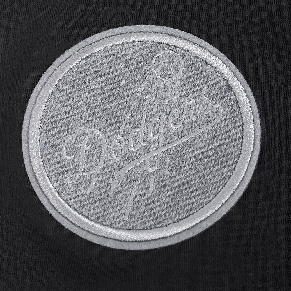 MLB LOS ANGELES DODGERS REVERSE FRENCH TERRY WOMEN'S SINGLE JERSEY BOXY TOP