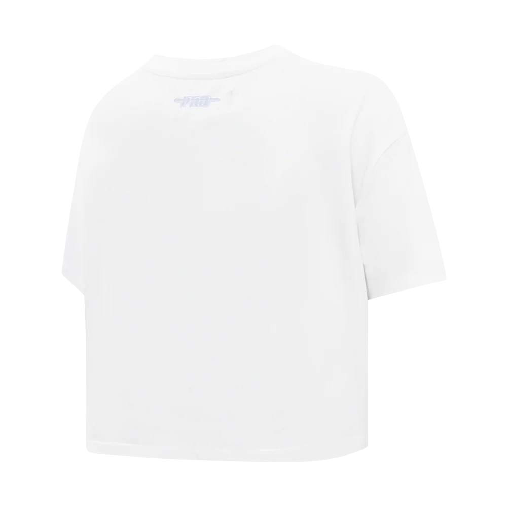 MLB LOS ANGELES DODGERS HOLOGRAM WOMEN'S SINGLE JERSEY BOXY TOP