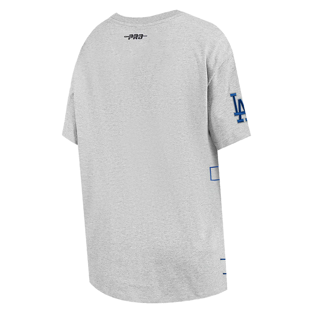 MLB LOS ANGELES DODGERS SHEER INFLUENCE WOMEN'S BOYFRIEND TOP