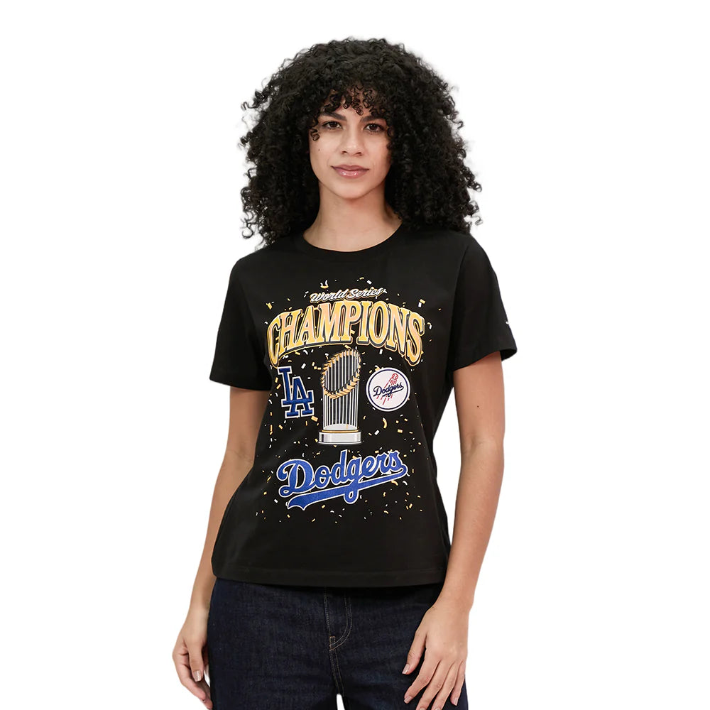 MLB LOS ANGELES DODGERS MLB WORLD SERIES 2025 WOMEN'S SJ SLIM FIT TOP