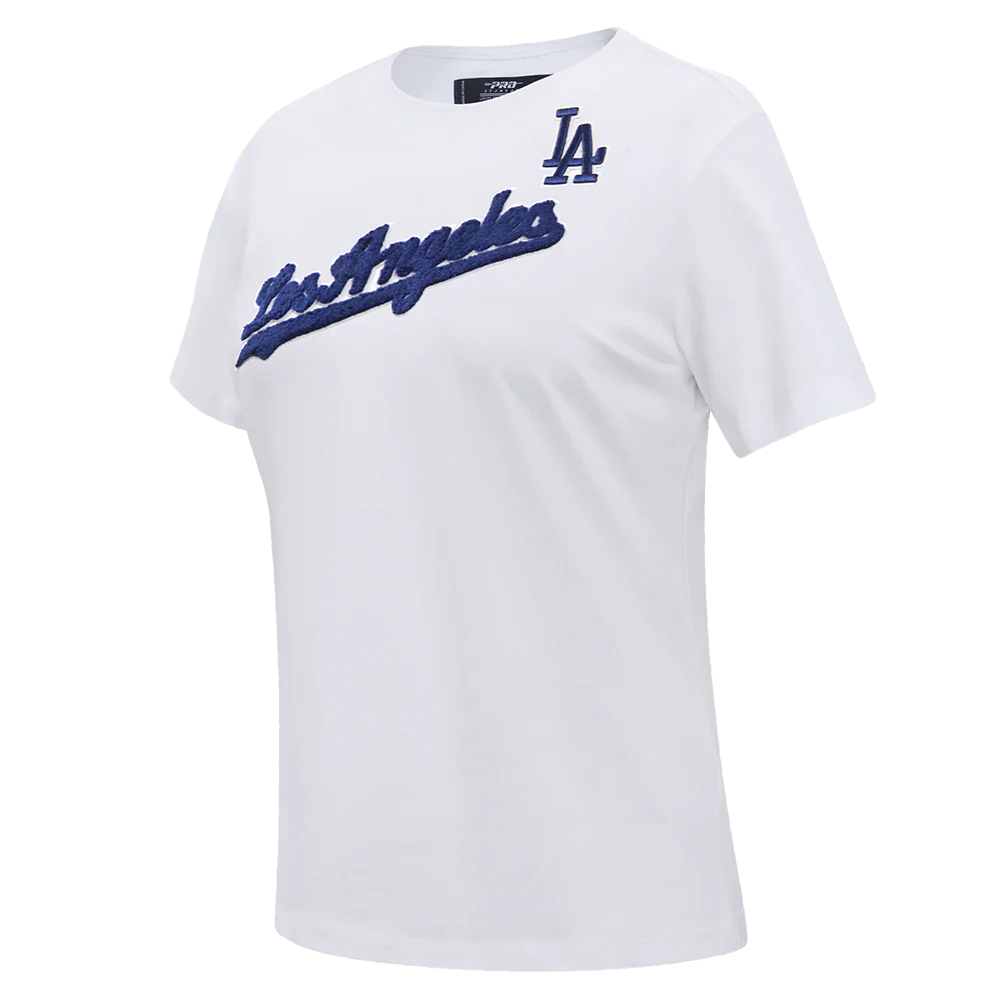 MLB LOS ANGELES DODGERS CLASSIC SHORT SLEEVE WOMEN'S SINGLE JERSEY SLIM FIT TOP